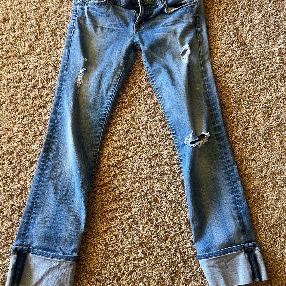 Hudson’s Ginny Crop Jeans Low Rise